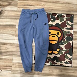 Blue nike tech fleece joggers